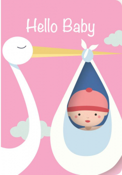 31635 Grußkarte Fun-Cut Baby Pink